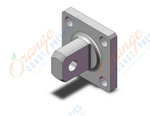 SMC CQ-C016 rear clevis pivot bracket, CQ2-Z COMPACT CYLINDER