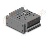 SMC MGPM20-10Z-M9BVL cyl, compact guide, slide brg, MGP COMPACT GUIDE CYLINDER