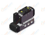 SMC VFR5100-3FZ-04T valve sgl plugin base mt, VFS5000 SOL VALVE 4/5 PORT