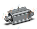 SMC CDQ2D40-40DMZ-M9BAVL cylinder, CQ2-Z COMPACT CYLINDER