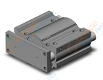SMC MGPM100-125Z-M9NSAPC cyl, compact guide, slide brg, MGP COMPACT GUIDE CYLINDER