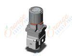 SMC ARG20-01G3 regulator, gauge-handle, ARG REGULATOR W/PRESSURE GAUGE
