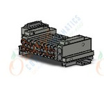 SMC SS5V1-10FD1-09D-N3-D mfld, plug-in, d-sub connector, SS5V1 MANIFOLD SV1000