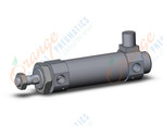 SMC CBM2B40-50A-HL cyl, round body, end lock, air, CM2/CM3 ROUND BODY CYLINDER