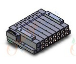 SMC SS5V4-10FD1-06U-N11-D0 mfld, plug-in, d-sub connector, SS5V4 MANIFOLD SV4000