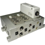 SMC VV827-04S-SUQN04BT-W3 manifold, iso plug-in, VV82* MFLD ISO SERIES