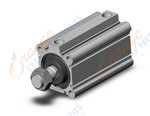 SMC CDQ2A50-75DCMZ-XC35 base cylinder, CQ2-Z COMPACT CYLINDER