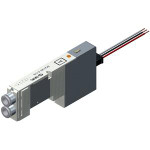 SMC SQ1240R-5LO1-C4 valve, dbl, n/plug-in,latching, SQ1000 VALVE, SOL 4-WAY