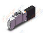 SMC SQ2131-51-L6 valve, sgl, plug-in, SQ2000 VALVE, SOL 4-WAY***