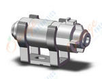SMC ZFC74-B-X03 vacuum filter, ZFC VACUUM FILTER W/FITTING***