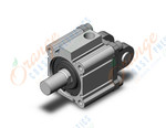 SMC CDQ2D50-10SMZ cylinder, CQ2-Z COMPACT CYLINDER