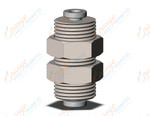 SMC KQ2E23-00N fitting, bulkhead union, KQ2 FITTING (sold in packages of 10; price is per piece)