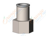 SMC KQ2F12-04N fitting, female connector, KQ2 FITTING (sold in packages of 10; price is per piece)