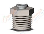 SMC KQ2H04-02N fitting, male connector, KQ2 FITTING (sold in packages of 10; price is per piece)