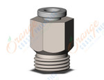 SMC KQ2H04-U01N fitting, male connector, KQ2(UNI) ONE TOUCH UNIFIT (sold in packages of 10; price is per piece)