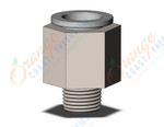 SMC KQ2H10-01N fitting, male connector, KQ2 FITTING (sold in packages of 10; price is per piece)