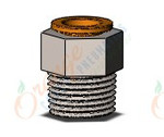SMC KQ2H11-36NS fitting, male connector, KQ2 FITTING (sold in packages of 10; price is per piece)