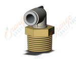 SMC KQ2L06-03A fitting, male elbow, KQ2 FITTING (sold in packages of 10; price is per piece)