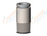 SMC KQ2S06-01N fitting, hex hd male connector, KQ2 FITTING (sold in packages of 10; price is per piece)