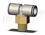 SMC KQ2T10-02A fitting, branch tee, KQ2 FITTING (sold in packages of 10; price is per piece)