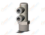 SMC KQ2VD06-03NS fitting, dble uni male elbow, KQ2 FITTING (sold in packages of 10; price is per piece)