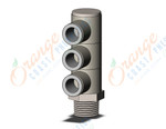 SMC KQ2VT12-04NS fitting, tple uni male elbow, KQ2 FITTING (sold in packages of 10; price is per piece)