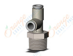 SMC KQ2Y06-03NS fitting, male run tee, KQ2 FITTING (sold in packages of 10; price is per piece)