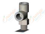 SMC KQ2Y12-02NS fitting, male run tee, KQ2 FITTING (sold in packages of 10; price is per piece)