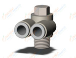 SMC KQ2Z06-01NS fitting, br uni male elbow, KQ2 FITTING (sold in packages of 10; price is per piece)