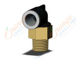 SMC KQ2L10-02AS-X35 fitting, male elbow, KQ2 FITTING (sold in packages of 10; price is per piece)