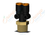 SMC KQ2U07-36AS-X35 fitting, branch y, KQ2 FITTING (sold in packages of 10; price is per piece)