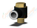 SMC KQ2V08-01AS-X35 fitting, uni male elbow, KQ2 FITTING (sold in packages of 10; price is per piece)