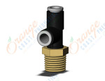 SMC KQ2Y06-02AS-X35 fitting, male run tee, KQ2 FITTING (sold in packages of 10; price is per piece)