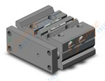 SMC MGPM16-10Z-M9PZ cyl, compact guide, slide brg, MGP COMPACT GUIDE CYLINDER