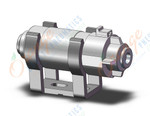 SMC ZFC74-B-X04 air suction filter, ZFC VACUUM FILTER W/FITTING***
