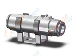 SMC ZFC77-B-X03 in-line filter, ZFC VACUUM FILTER W/FITTING***