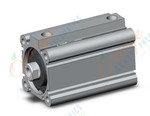 SMC CDQ2A40-45DCZ-M9BAL cylinder, CQ2-Z COMPACT CYLINDER