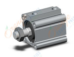 SMC CQ2A40TF-30DCMZ 40mm cq2-z double-acting, CQ2-Z COMPACT CYLINDER