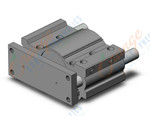 SMC MGPL100-75Z 100mm mgp ball bearing, MGP COMPACT GUIDE CYLINDER