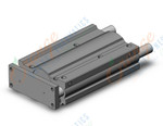 SMC MGPM100TN-300Z 100mm mgp slide bearing, MGP COMPACT GUIDE CYLINDER