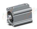 SMC CQ2A40-40DCZ 40mm cq2-z double-acting, CQ2-Z COMPACT CYLINDER