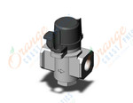 SMC VHS30-02B single action relief valve, VHS HAND VALVE