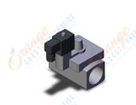 SMC VXP2392C-20N-3D valve, media (n.o), VXP/VXR/VXF 2-WAY MEDIA VALVE