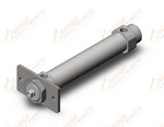 SMC CDM2F25-100FZ cyl, rnd body, dbl acting, CM2/CM3 ROUND BODY CYLINDER***