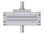 SMC CDRA1FY63-180CZ 63mm cra dbl-act auto-sw, CRA ROTARY ACTUATOR