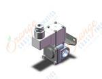 SMC VXD233FGBXB valve, solia (n.c), VXD/VXZ 2-WAY MEDIA VALVE