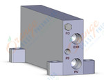 SMC ZZX104-TR mfld base, ZZX1 MANIFOLD UNIT***