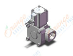 SMC VXD240HCB valve, media, VXD/VXZ 2-WAY MEDIA VALVE