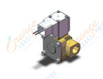 SMC VXD242GS valve, media, VXD/VXZ 2-WAY MEDIA VALVE