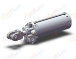 SMC CKG1A63TN-125YAZ-P 63mm ck clamp cylinder, CK CLAMP CYLINDER